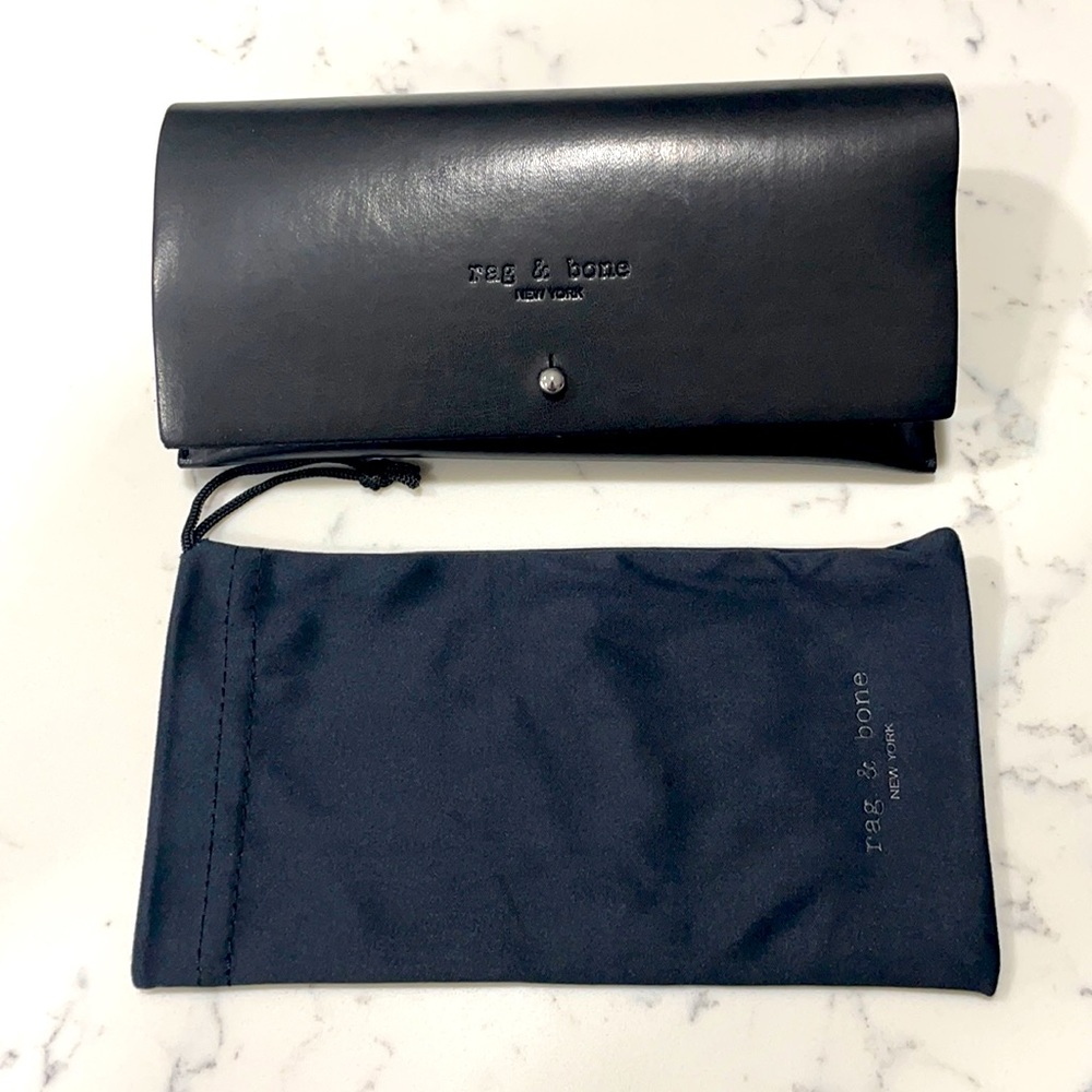 RAG & BONE New York Sunglasses Case & Pouch